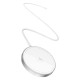 Бездротовий зарядний пристрій Baseus Simple Mini4 Air Magnetic Wireless Charger Qi2 15W Silver P10278200S11-00