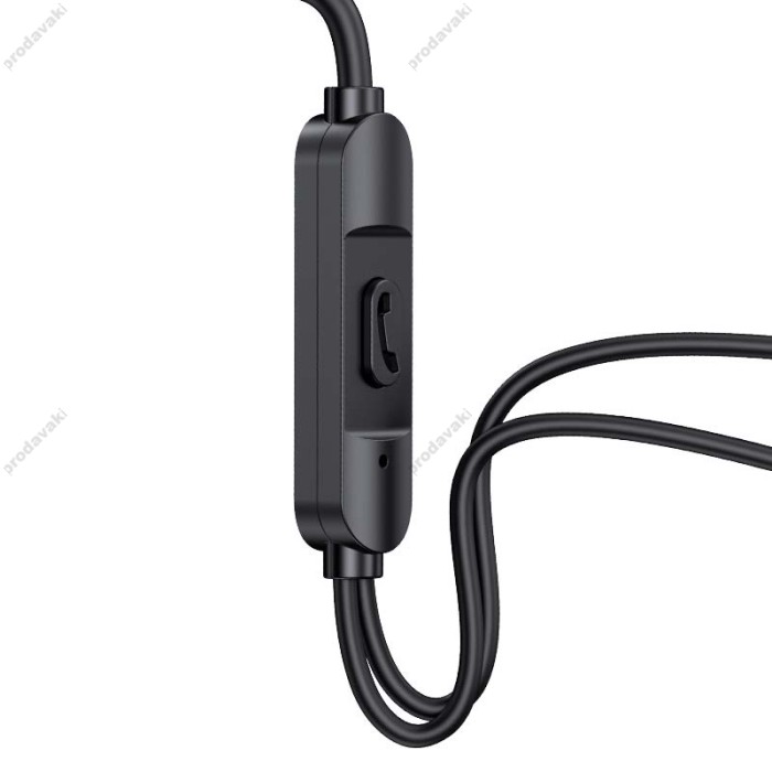 Дротові навушники USAMS EP-47 US-SJ594 In-ear Earphone 3.5mm Black