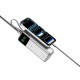 Повербанк портативний акумулятор Power bank WiWU PM201 Fast Charge 240W 27000 mAh Silver