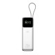 Повербанк портативний акумулятор Power bank WiWU PM201 Fast Charge 240W 27000 mAh Silver