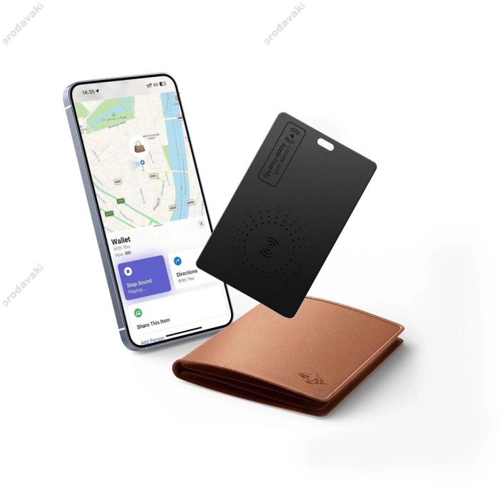 Пошуковий трекер Wiwu WT-07 iTag Location Tracking Anti-Loss Device IOS, Android Black