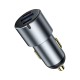 Автомобільний зарядний пристрій WiWU Wi-CC032 60W Nano Pro A+2C Fast Car Charger Grey