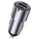 Автомобільний зарядний пристрій WiWU Wi-CC032 60W Nano Pro A+2C Fast Car Charger Grey