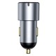 Автомобільний зарядний пристрій WiWU Wi-CC032 60W Nano Pro A+2C Fast Car Charger Grey