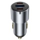 Автомобільний зарядний пристрій WiWU Wi-CC032 60W Nano Pro A+2C Fast Car Charger Grey