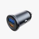 Автомобільний зарядний пристрій WiWU Wi-CC030 35W Nano Lite A+C Fast Car Charger Grey