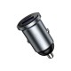Автомобільний зарядний пристрій WiWU Wi-CC030 35W Nano Lite A+C Fast Car Charger Grey