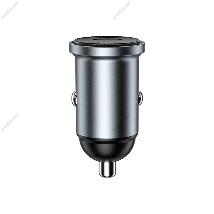 Автомобільний зарядний пристрій WiWU Wi-CC030 35W Nano Lite A+C Fast Car Charger Grey