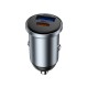 Автомобільний зарядний пристрій WiWU Wi-CC030 35W Nano Lite A+C Fast Car Charger Grey