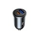 Автомобільний зарядний пристрій WiWU Wi-CC030 35W Nano Lite A+C Fast Car Charger Grey