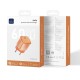 Мережевий зарядний пристрій WiWU Wi-G037 Jelly AVS GaN Fast Charger 60W Orange