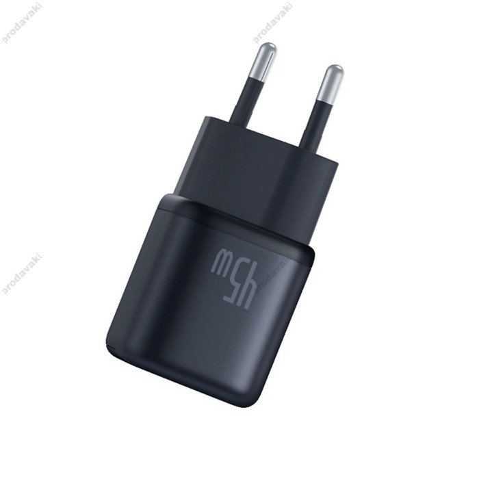 Мережевий зарядний пристрій Baseus PicoGo GaN Fast Charger 1C 45W Black P10176800123-00