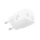 Мережевий зарядний пристрій Baseus PicoGo GaN Fast Charger 1C 45W White P10176800213-00