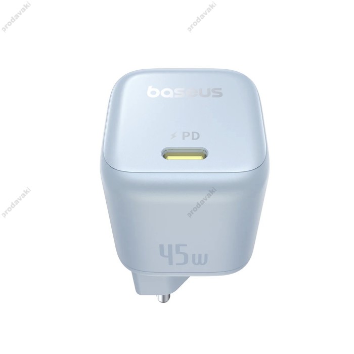 Мережевий зарядний пристрій Baseus PicoGo GaN Fast Charger 1C 45W Blue P10176800313-00