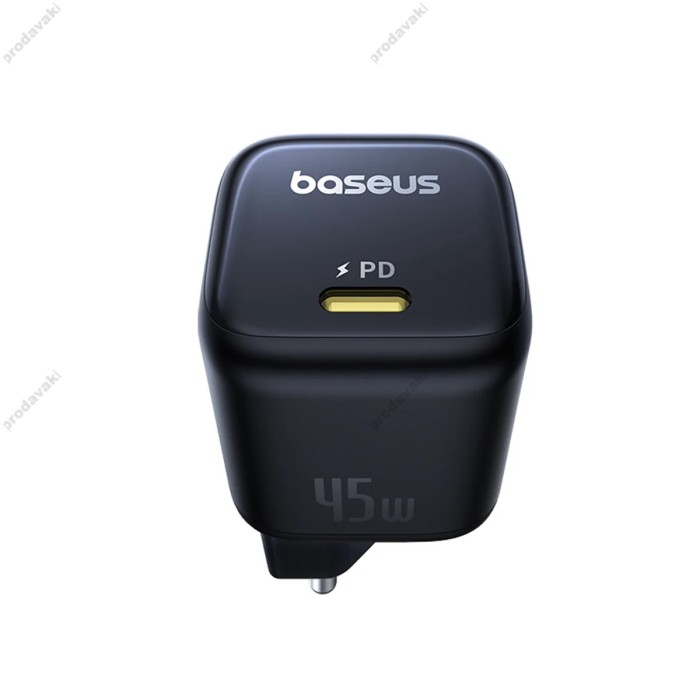 Мережевий зарядний пристрій Baseus PicoGo GaN Fast Charger 1C 45W Black P10176800123-00