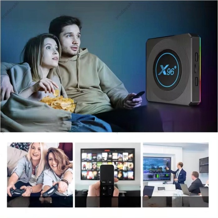 Android TV приставка Amlogic TV BOX X96x4 Air S905X4 4GB RAM 32GB ROM