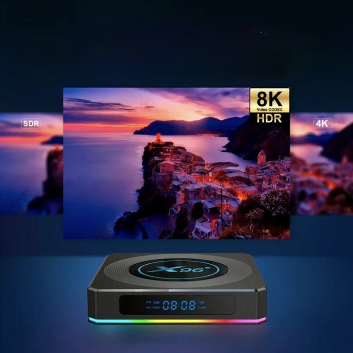 Android TV приставка Amlogic TV BOX X96x4 Air S905X4 4GB RAM 32GB ROM