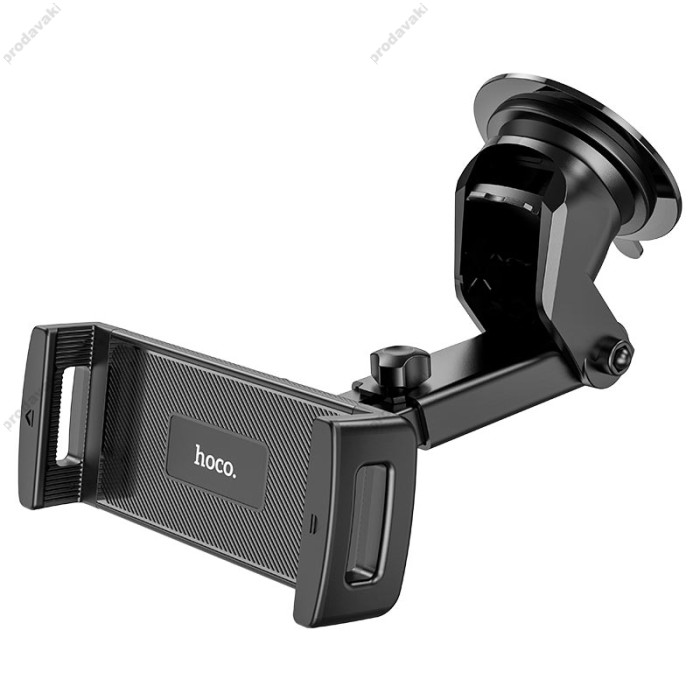 Автомобільний тримач Hoco CA120 Prospering center console car holder for tablets 4.7-10.5" Black