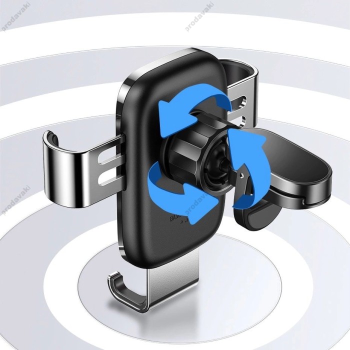 Автомобільний тримач Baseus Glaze Gravity Car Mount Black SUYL-LG01