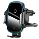 Автомобільний тримач із бездротовою зарядкою Baseus Light Electric Holder Wireless Charger Black WXHW03-01