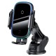 Автомобільний тримач із бездротовою зарядкою Baseus Light Electric Holder Wireless Charger Black WXHW03-01