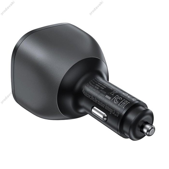 Автомобільний зарядний пристрій ACEFAST B14 3-port car charger 3A 165W Grey