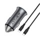 Автомобільний зарядний пристрій ACEFAST B16 PD dual port metal Type-C set 3A 95W Grey