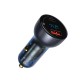 Автомобільний зарядний пристрій Baseus Particular Digital Display Type-C Cable 5A 65W TZCCKX-0G Grey