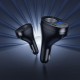 Автомобільний зарядний пристрій розгалужувач HOCO Z61 Correct three-port cigarette lighter 17W Black