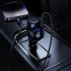 Автомобільний зарядний пристрій розгалужувач HOCO Z61 Correct three-port cigarette lighter 17W Black