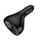 Автомобільний зарядний пристрій розгалужувач HOCO Z61 Correct three-port cigarette lighter 17W Black