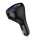 Автомобільний зарядний пристрій розгалужувач HOCO Z61 Correct three-port cigarette lighter 17W Black