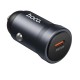 Автомобільний зарядний пристрій Hoco Z62A Energy single port 3A 30W Metal-grey