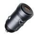 Автомобільний зарядний пристрій Hoco Z62A Energy single port Type-C Set 3A 30W Metal-grey