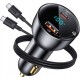 Автомобільний зарядний пристрій Baseus Superme Digital Display PPS (Type-C Cable) 100W Black TZCCZX-01