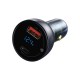 Автомобільний зарядний пристрій Baseus Particular Digital Display QC + PPS Transparent Black CCKX-C0G