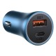 Автомобільний зарядний пристрій Baseus Golden Contactor Pro Car Charger U+C 40W Blue TZCCJD-03
