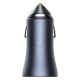 Автомобільний зарядний пристрій Baseus Golden Contactor Pro Car Charger U+C 40W Dark Grey (TZCCJD-B0G)