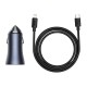 Автомобільний зарядний пристрій Baseus Golden Contactor Pro Car Charger U+C 40W Dark Grey (TZCCJD-B0G)