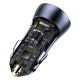 Автомобільний зарядний пристрій Baseus Golden Contactor Pro Dual Charger Car 40W Grey CCJD-A0G