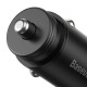 Автомобільний зарядний пристрій Baseus Circular Metal PPS Quick Charger Car 30W Black CCYS-C01