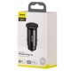 Автомобільний зарядний пристрій Baseus Circular Metal PPS Quick Charger Car 30W Black CCYS-C01