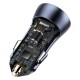 Автомобільний зарядний пристрій Baseus Golden Contactor Pro Type-C cable 40W Grey TZCCJD-A0G