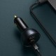 Автомобільний зарядний пристрій Baseus Qualcomm Quick Charge 5 Technology C+C+U 160W + Cable Black TZCCZM-0G