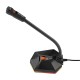 Мікрофон провідний настільний ігровий MeeTion MT-MC13 RGB, USB Black