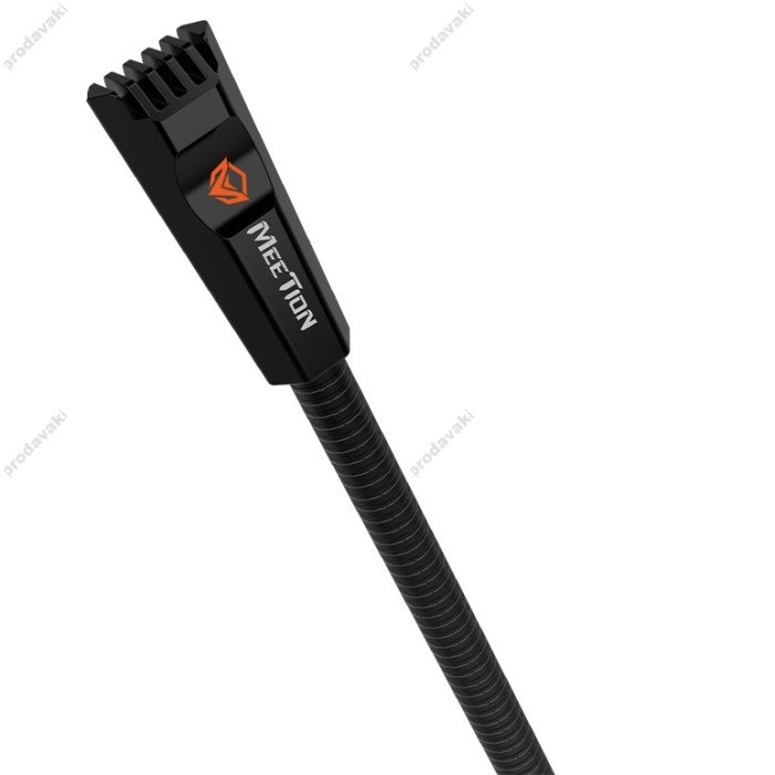 Мікрофон провідний настільний ігровий MeeTion MT-MC13 RGB, USB Black
