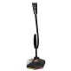 Мікрофон провідний настільний ігровий MeeTion MT-MC13 RGB, USB Black