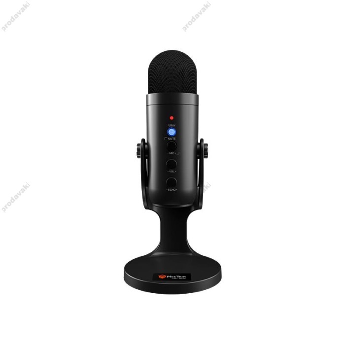 Мікрофон провідний настільний ігровий MeeTion MT-MC20 Type-C, AUX Black