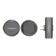 Бездротовий мікрофон Earldom ET-MC15C Wireless Microphone Type-C 2 мікрофона Black