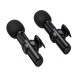 Бездротовий мікрофон BOROFONE BFK16A Wireless Microphone Lightning 2 мікрофона Black